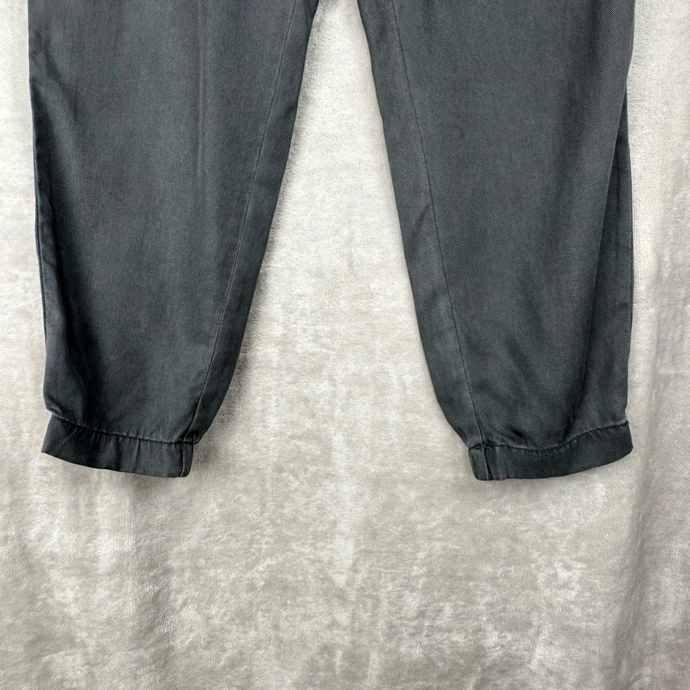 Free People Pants Womens 0 Gray Jogger Cropped Trouser Pleated Front Pockets